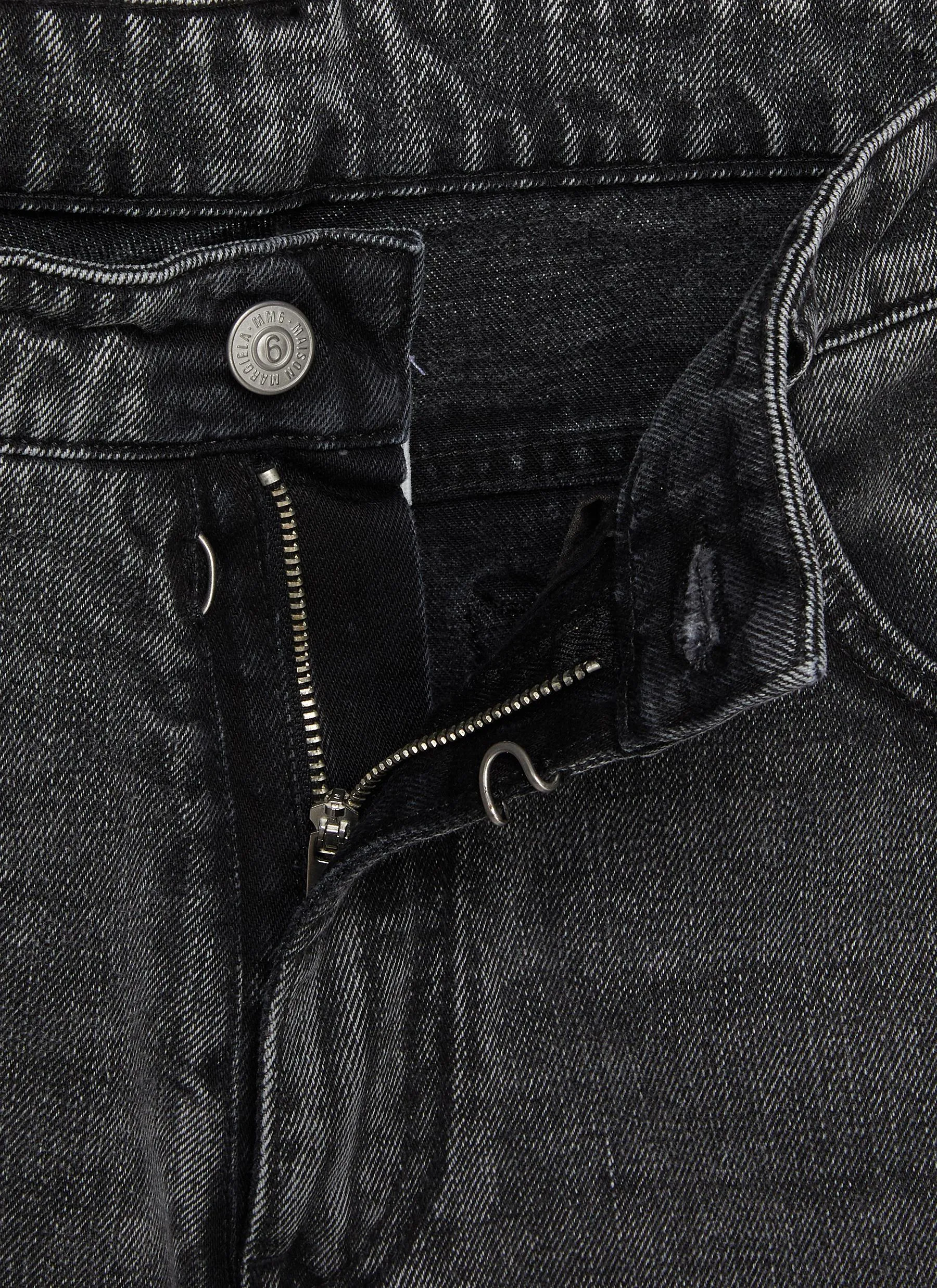 -----------MM6 MAISON MARGIELA ---- ------------ ----Five Pockets Cotton Straight Leg Jeans --
