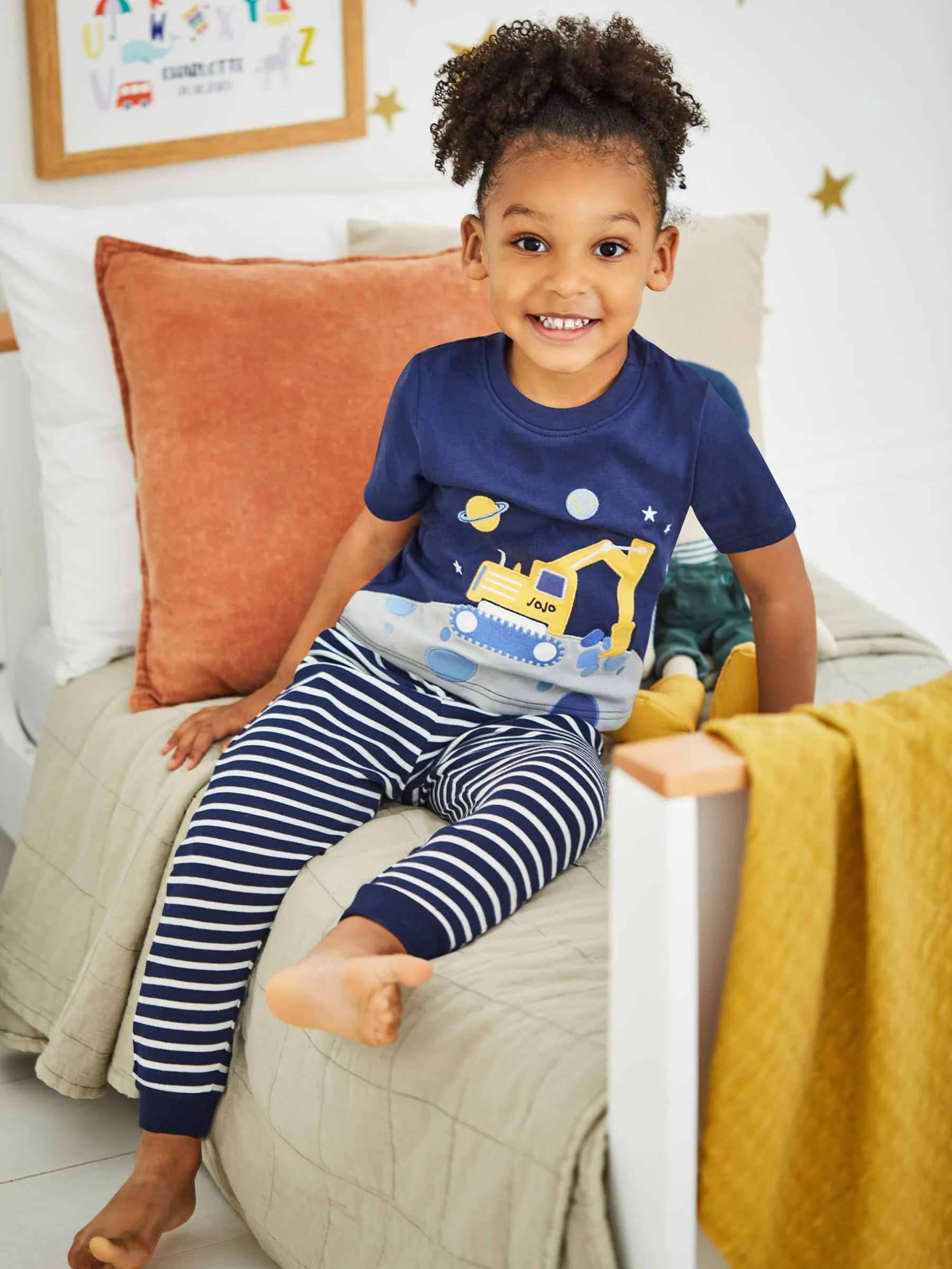 2-Pack Digger Jersey Pyjamas in Space