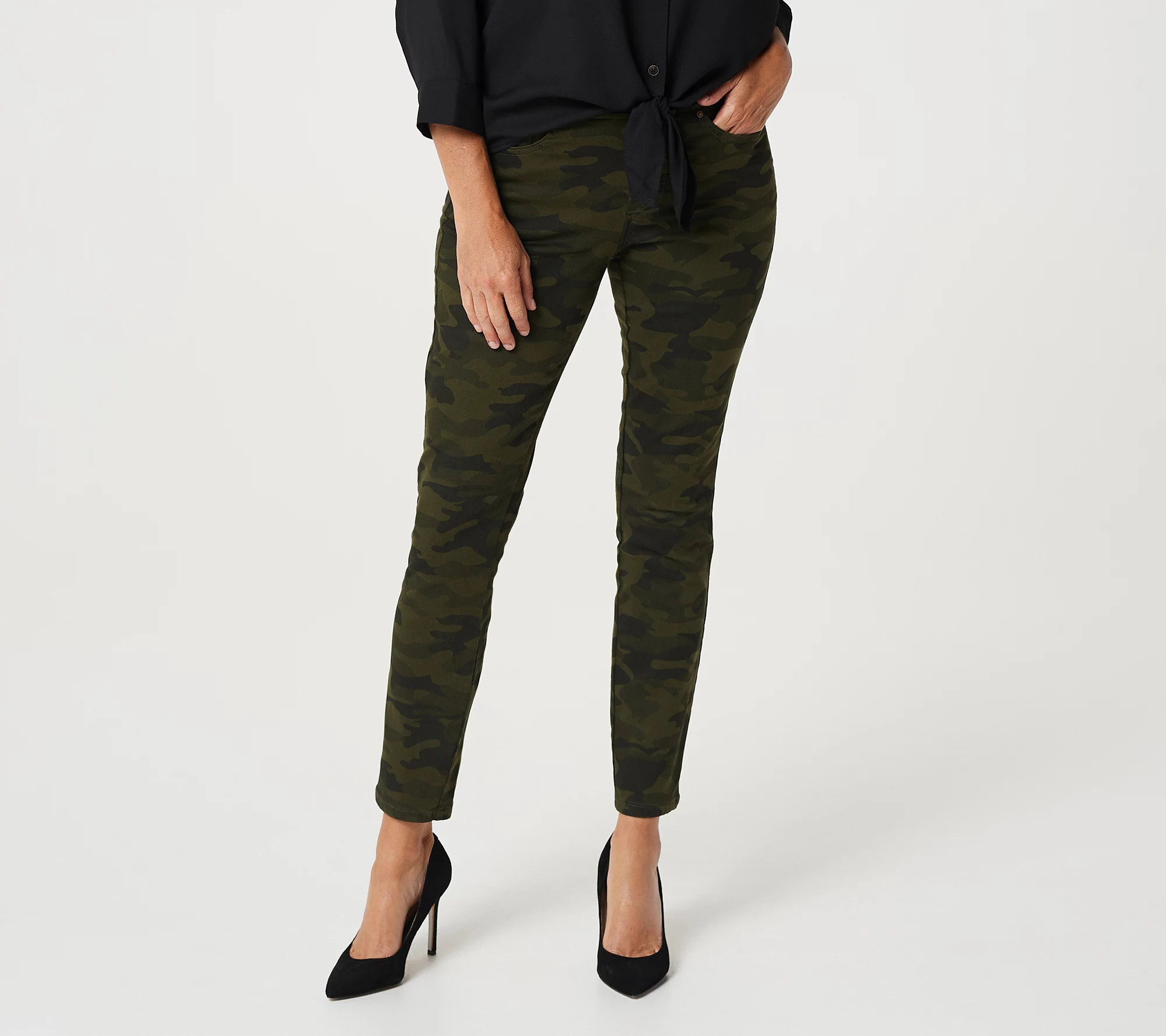 "As Is" Belle by Kim Gravel Tall TripleLuxe Twill Jeans