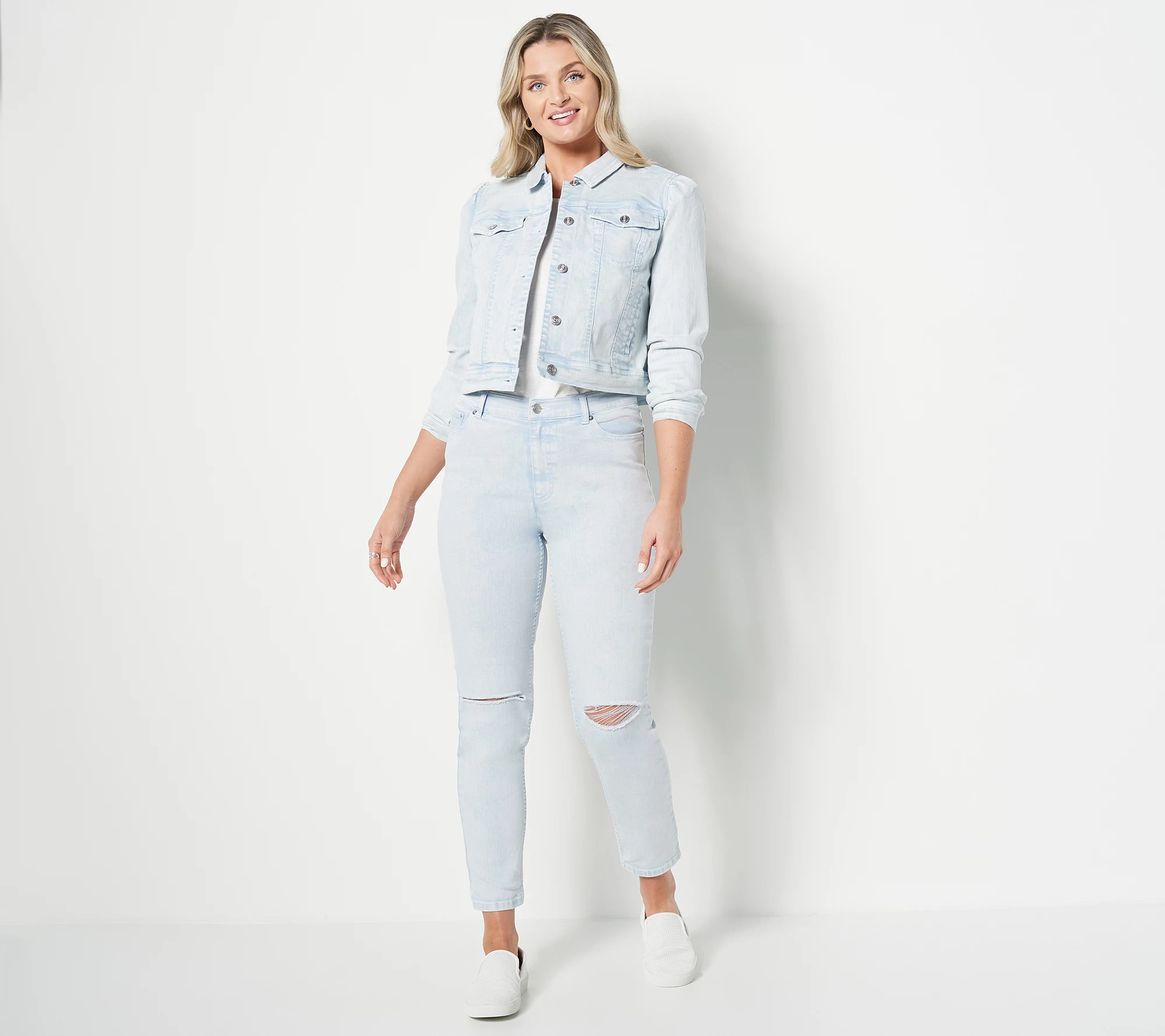 "As Is" Candace Cameron Bure Regular Straight Leg Color Jeans