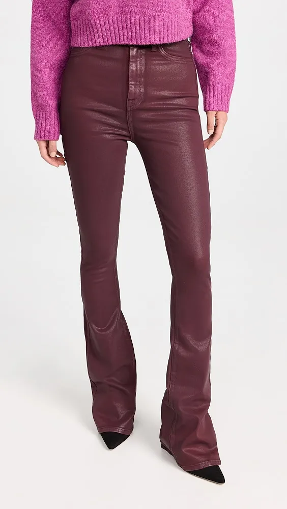 7 For All Mankind   Ultra Hr Skinny Boot Coated Jeans 