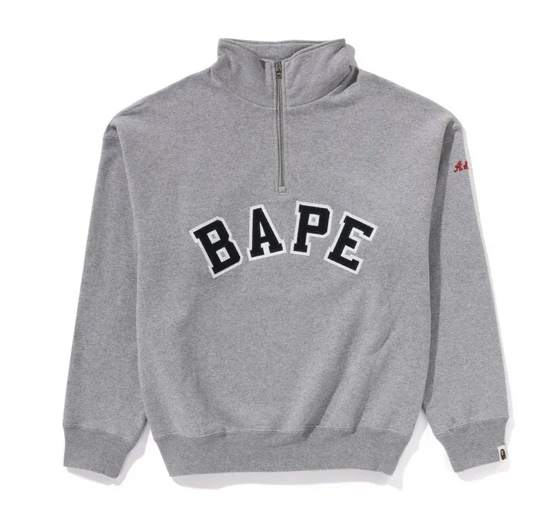 A BATHING APE  |Unisex Street Style Cotton Logo Hoodies & Sweatshirts
