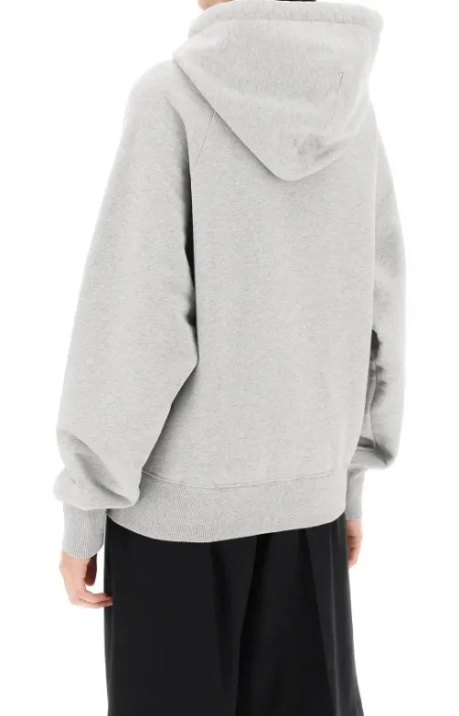 AMI PARIS  |Unisex Long Sleeves Plain Logo Hoodies & Sweatshirts