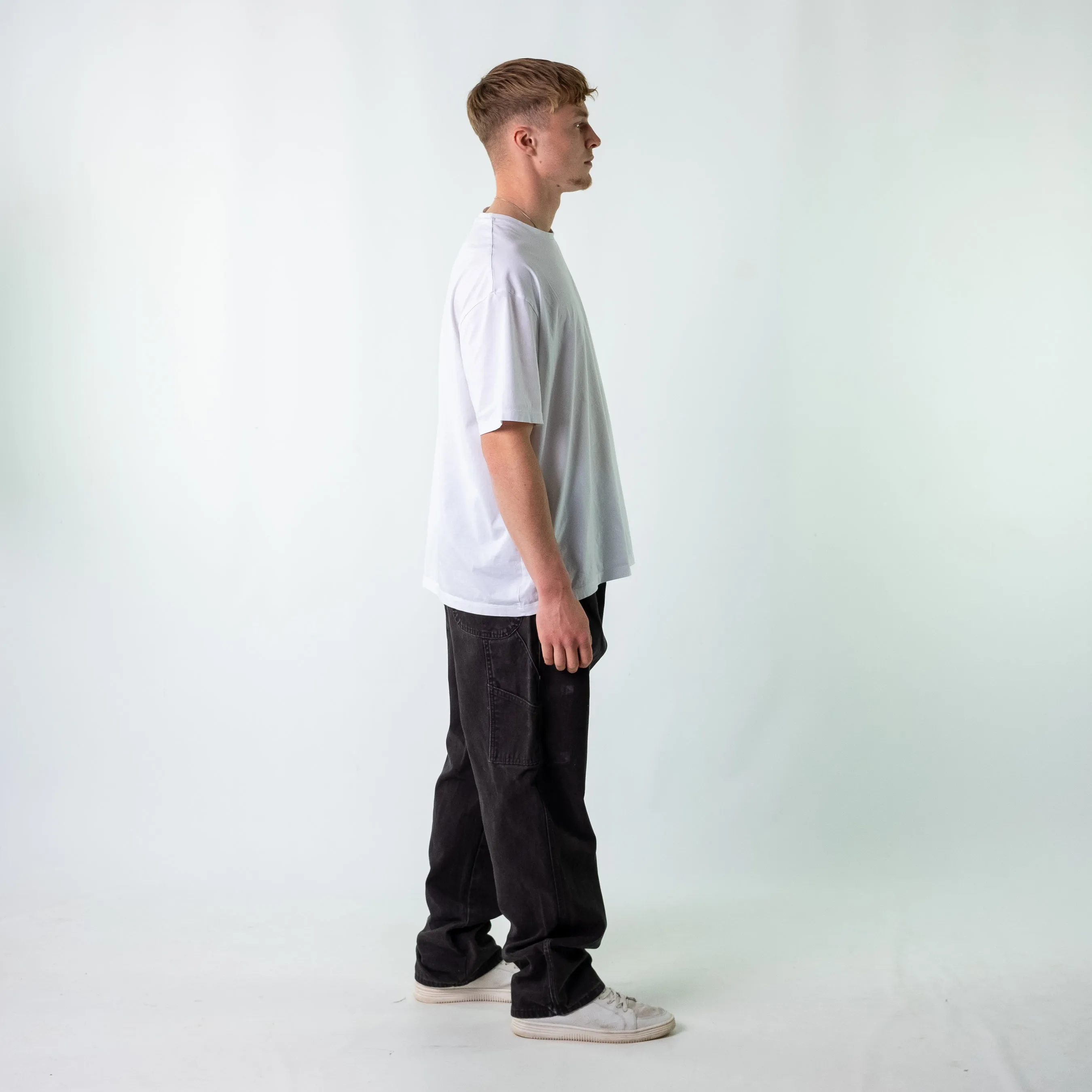 Black y2ks Dickies Denim Carpenter Jeans Baggy Pants (38x32)