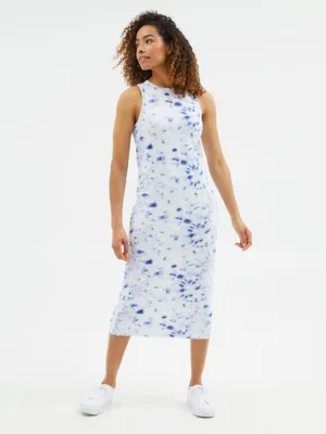 Blue Tie Dye Jersey Maxi Dress | Women | George at ASDA