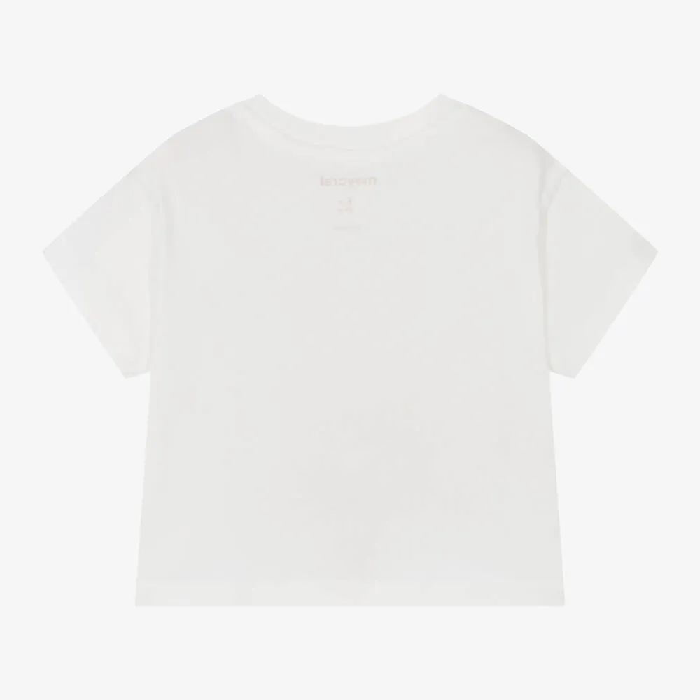 Boys Ivory Cotton Monkey T-Shirt