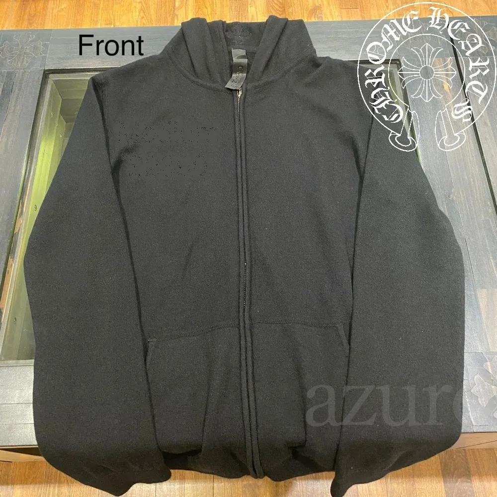 CHROME HEARTS  |Unisex Street Style Long Sleeves Plain Logo Hoodies