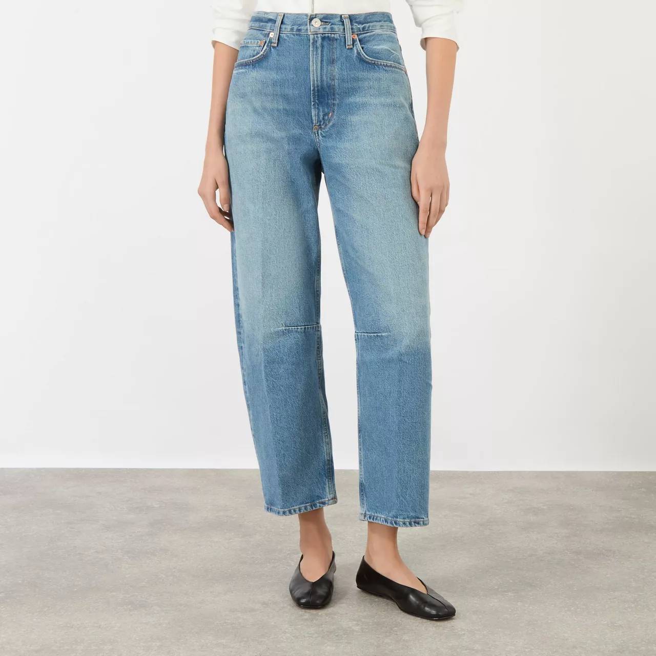 CITIZENS OF HUMANITY Miro Barrel-Leg Tapered Jeans - Pacifica