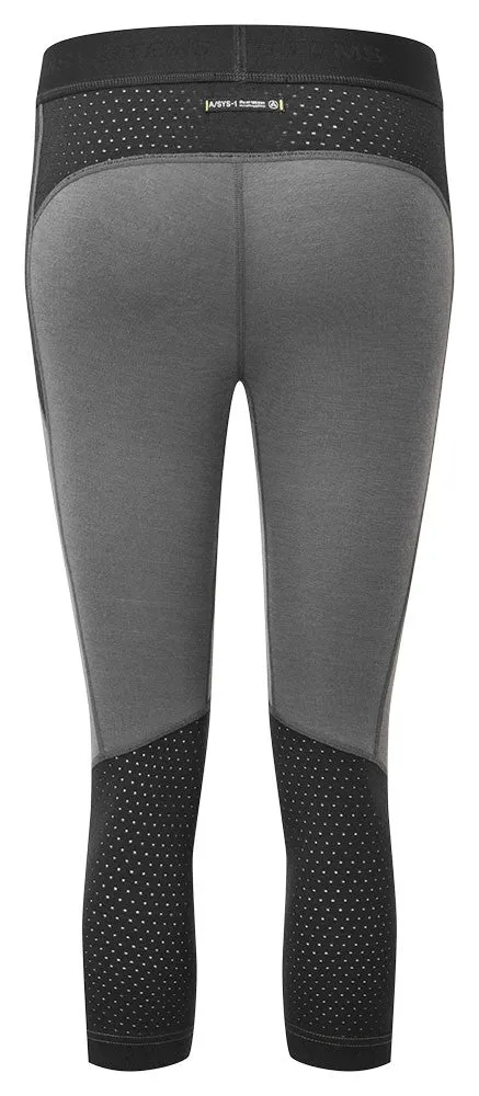 Darkhorse 185 Zoned 3/4 Leggings                             Ash/Black