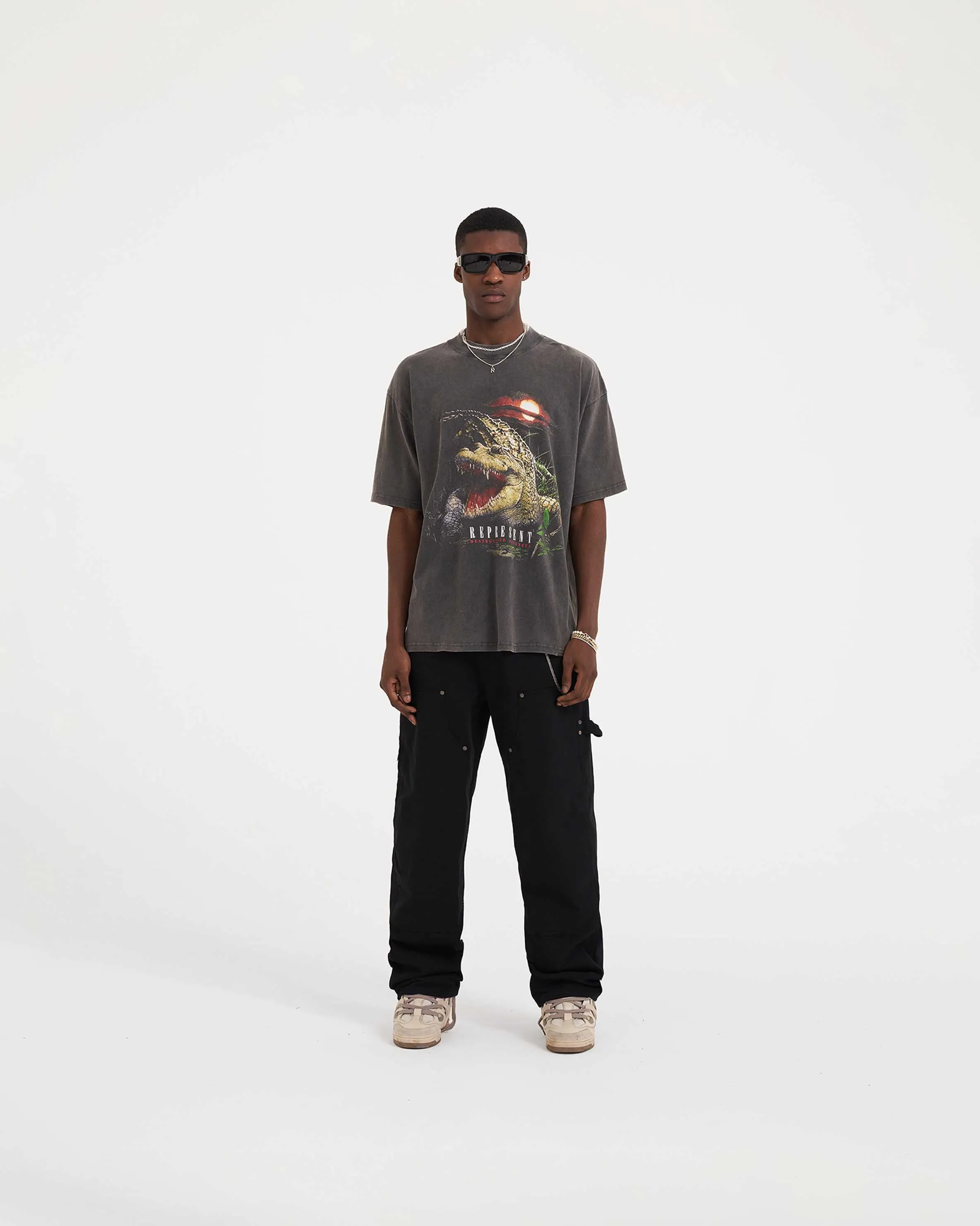 Destructive Appetite T-Shirt - Vintage Grey