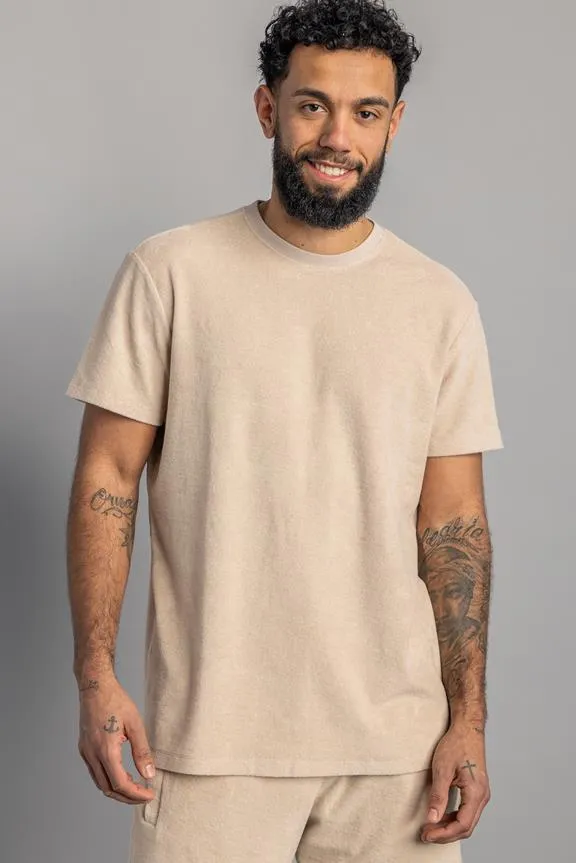 DIRTS T-Shirt Terry Sand Beige