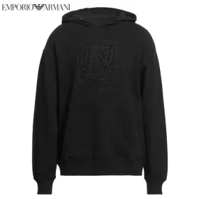 EMPORIO ARMANI  |Street Style Long Sleeves Logo Hoodies