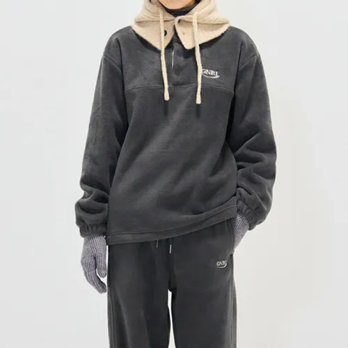 GENERAL IDEA  |Unisex Street Style Long Sleeves Logo Hoodies & Sweatshirts