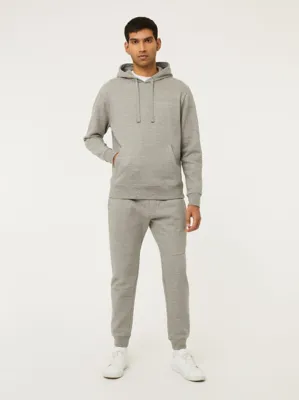 Grey Jersey Drawstring Hoodie | Men | George at ASDA