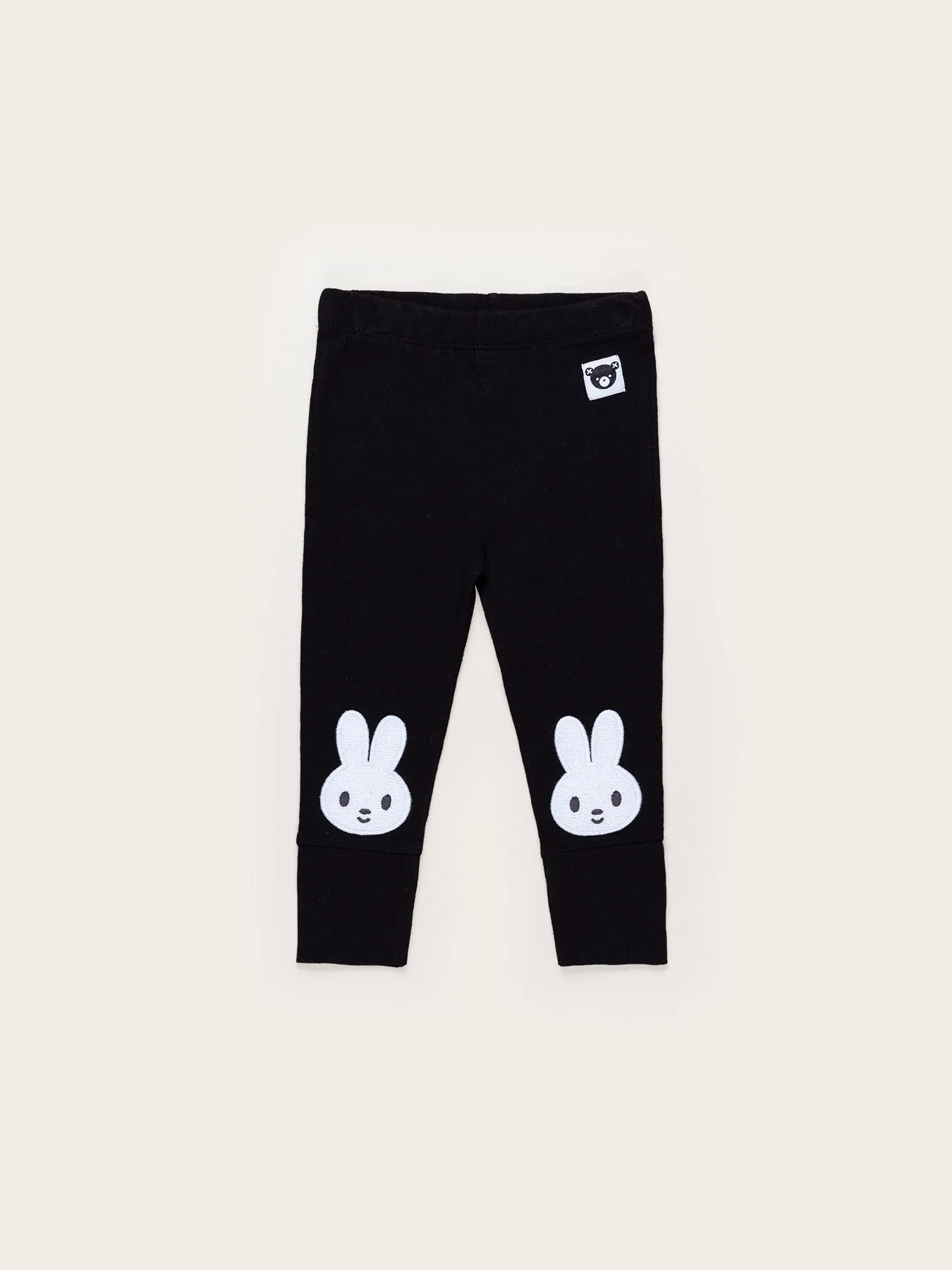Huxbaby Bunny Knee Leggings | Black