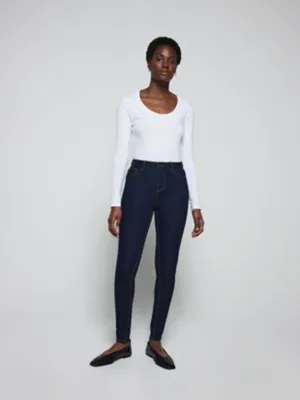Indigo Skinny Stretch Jeans | Women | George at ASDA