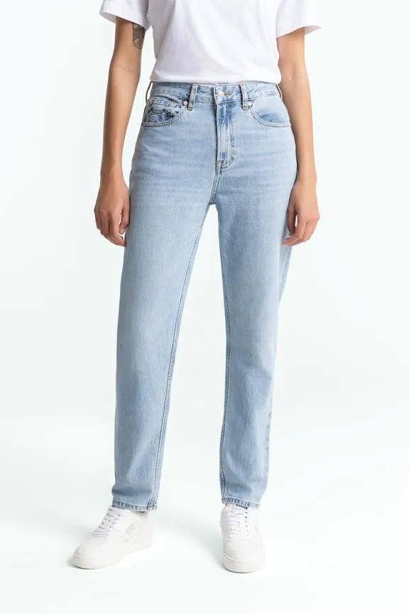 Kings of Indigo Jeans Caroline Cropped Stretch Atria Super Light Used Blue