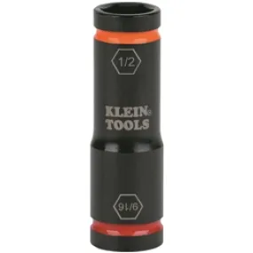 Klein Flip Impact Socket - 9/16in x 1/2in