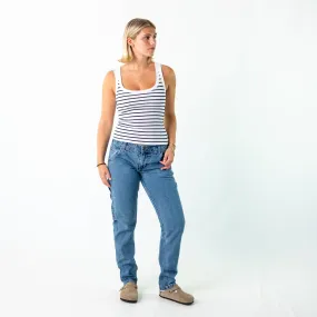 Light Blue 90s Dickies Denim Carpenter Jeans Baggy Pants (30x32)