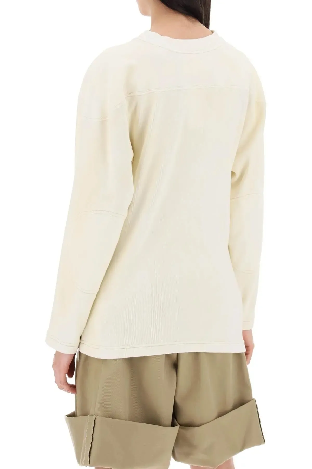 Maison Margiela  |Crew Neck Long Sleeves Plain Cotton Hoodies & Sweatshirts