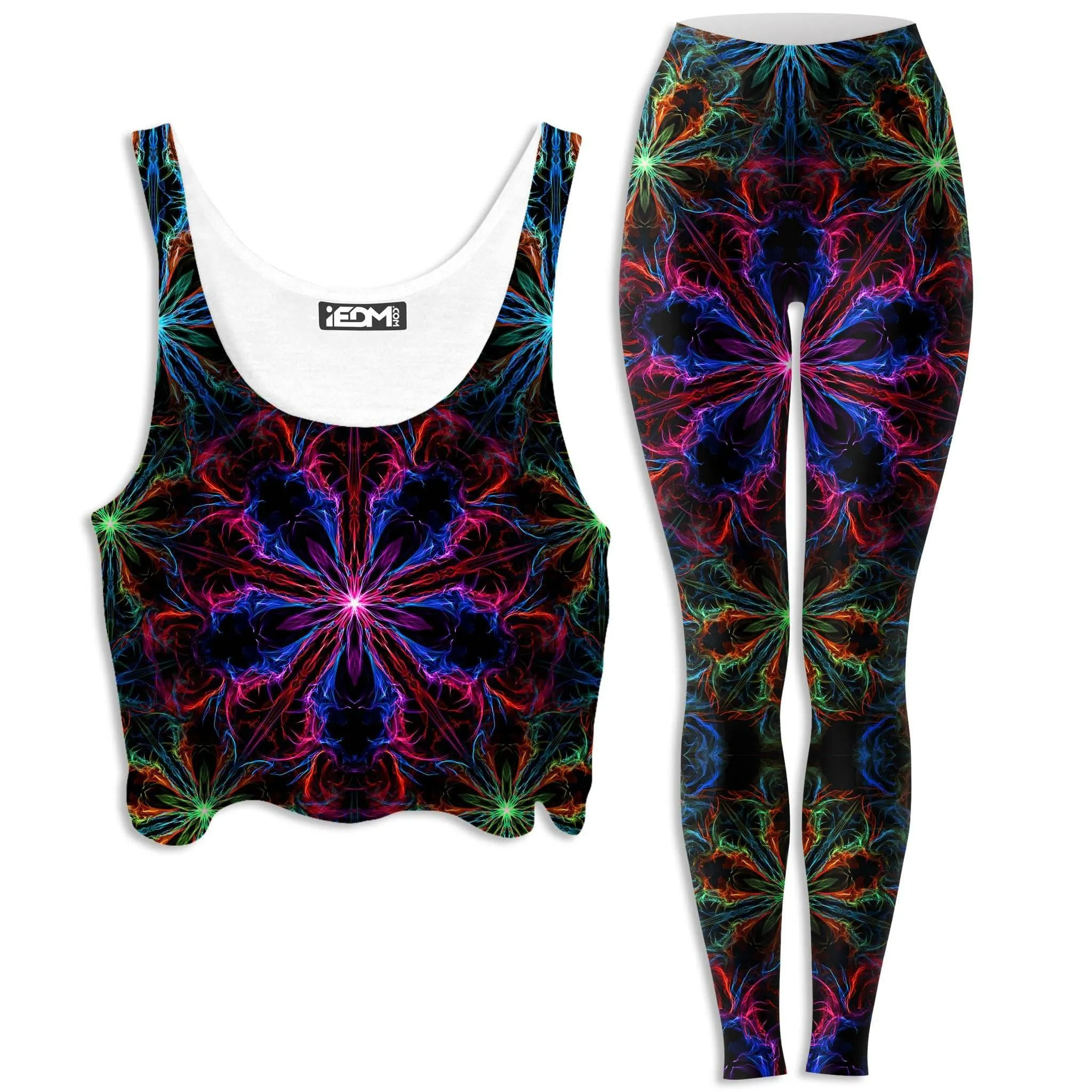 Man Trip Crop Top and Leggings Combo
