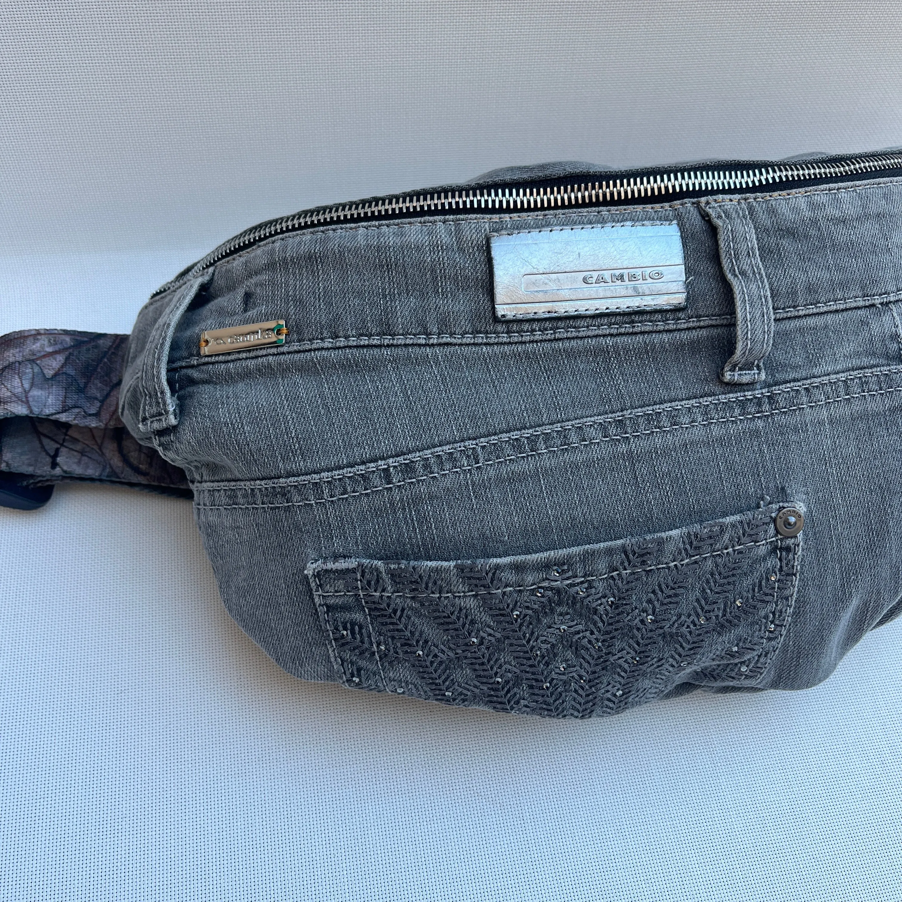 Maxi Retro Chic  Jeans Recycled  · Edición Limitada · Pieza nica Núm. 12820