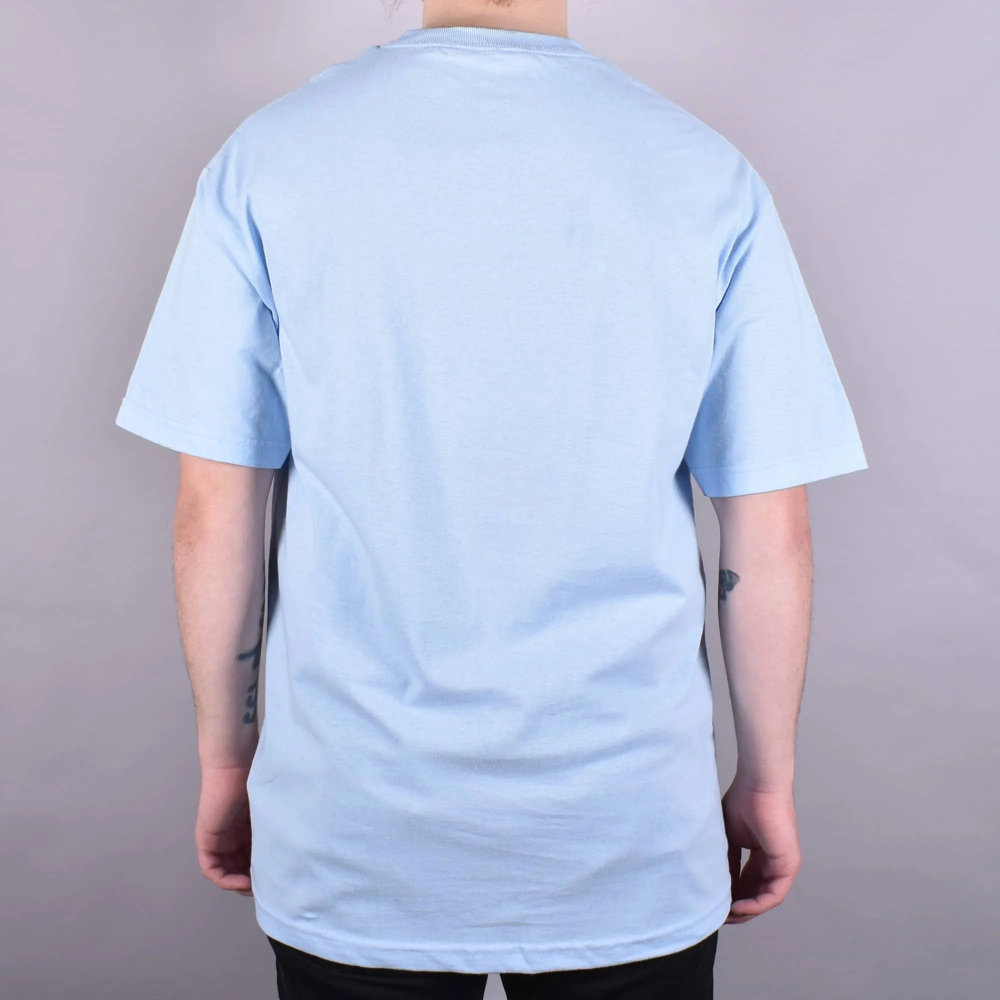 Moth Skate T-Shirt - Powder Blue