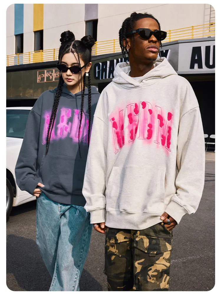 MR. ENJOY DA MONEY  |Unisex Street Style Oversized Logo Hoodies