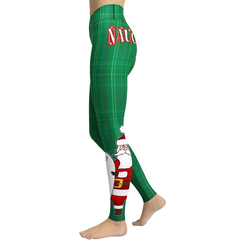 Naughty or Nice Yoga Leggings