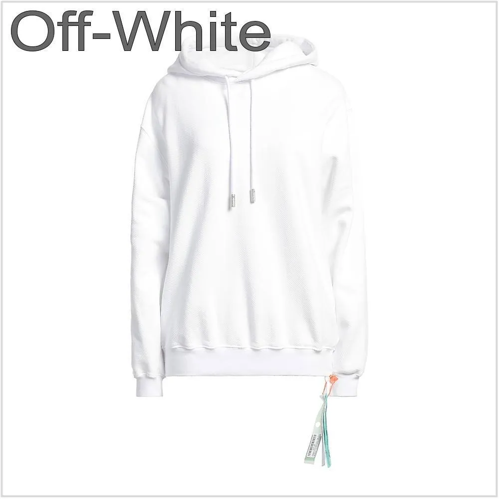 Off-White  |Long Sleeves Cotton Logo Hoodies & Sweatshirts