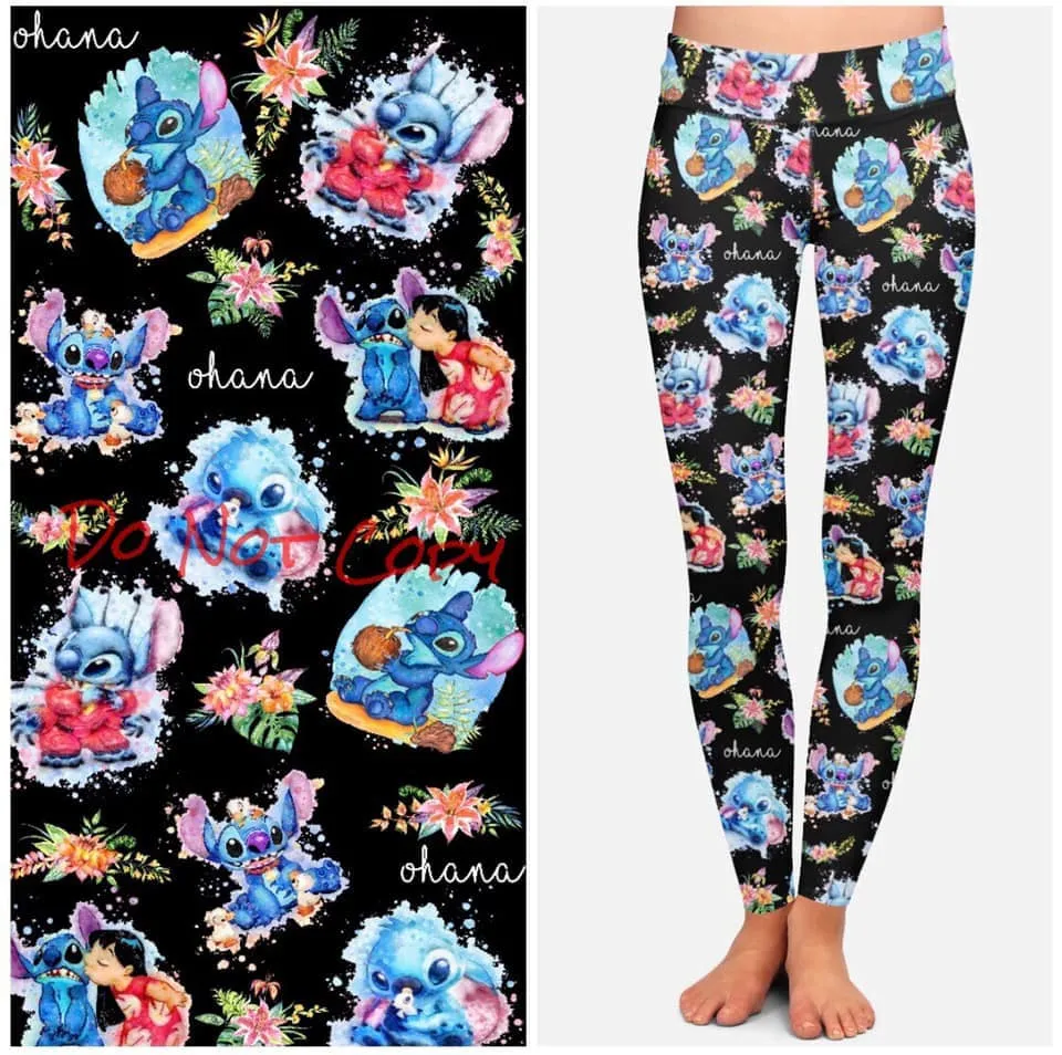 Ohana Print Kids Soft Leggings