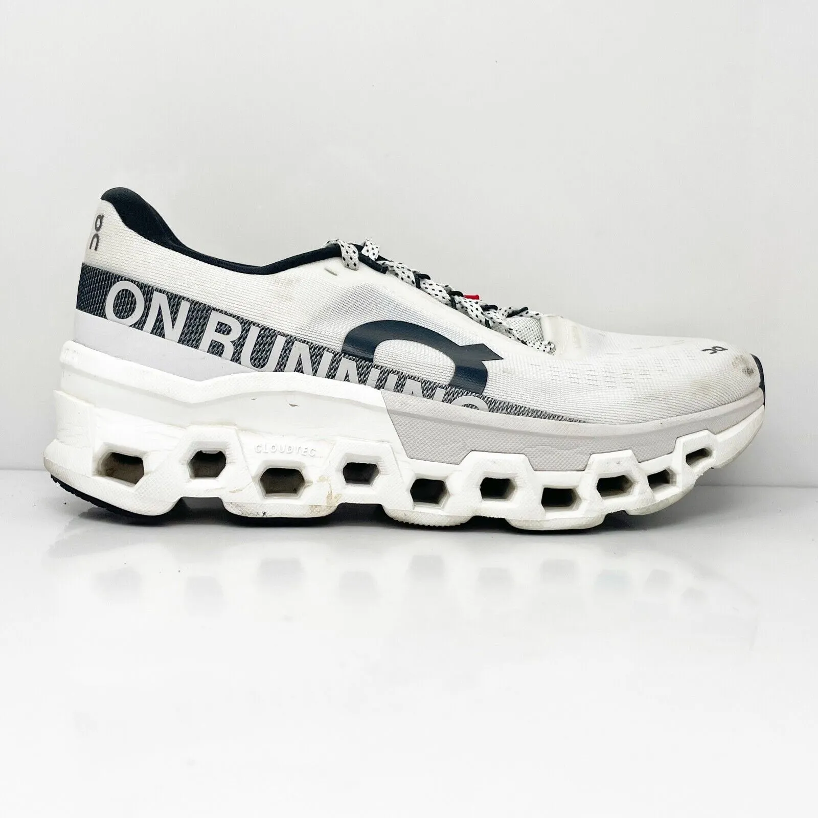 On Womens Cloudmonster 2 White Running Shoes Sneakers Size 9