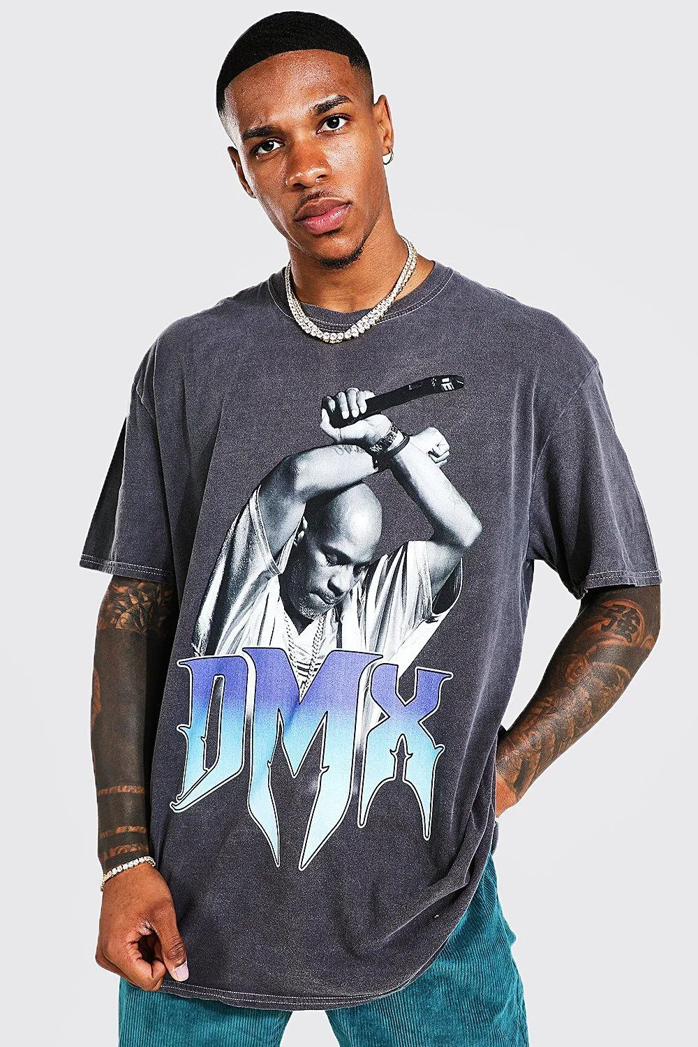 Oversized Dmx Overdyed License T-shirt