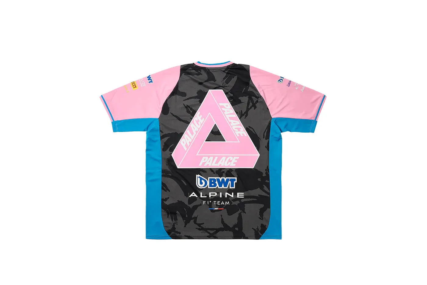 PALACE X KAPPA FOR ALPINE DRIVER JERSEY NIGHT DESERT CAMO