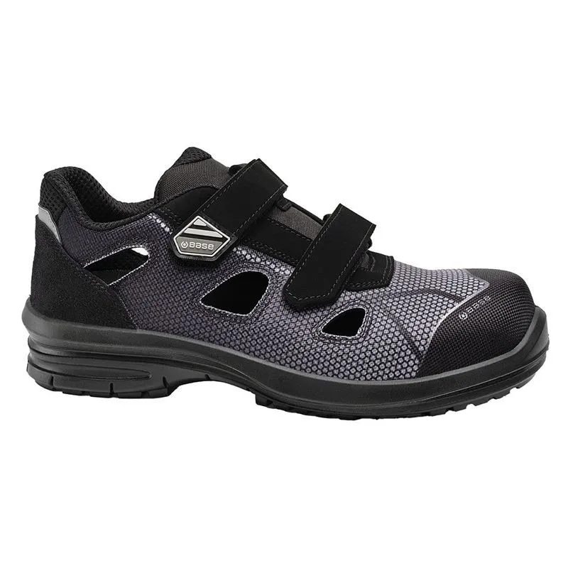 Portwest Base B0967A SYRIUS Low Safety Sandals S1PL (Black/Grey)