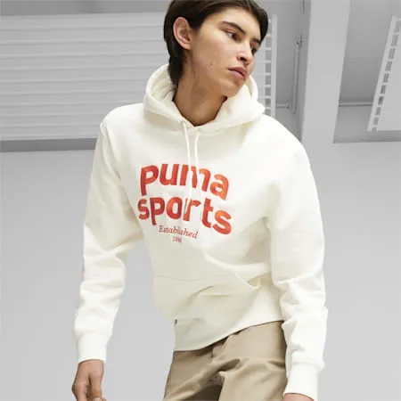 PUMA Team Men's Hoodie | Warm White | PUMA Sweatshirts & Hoodies | PUMA 
