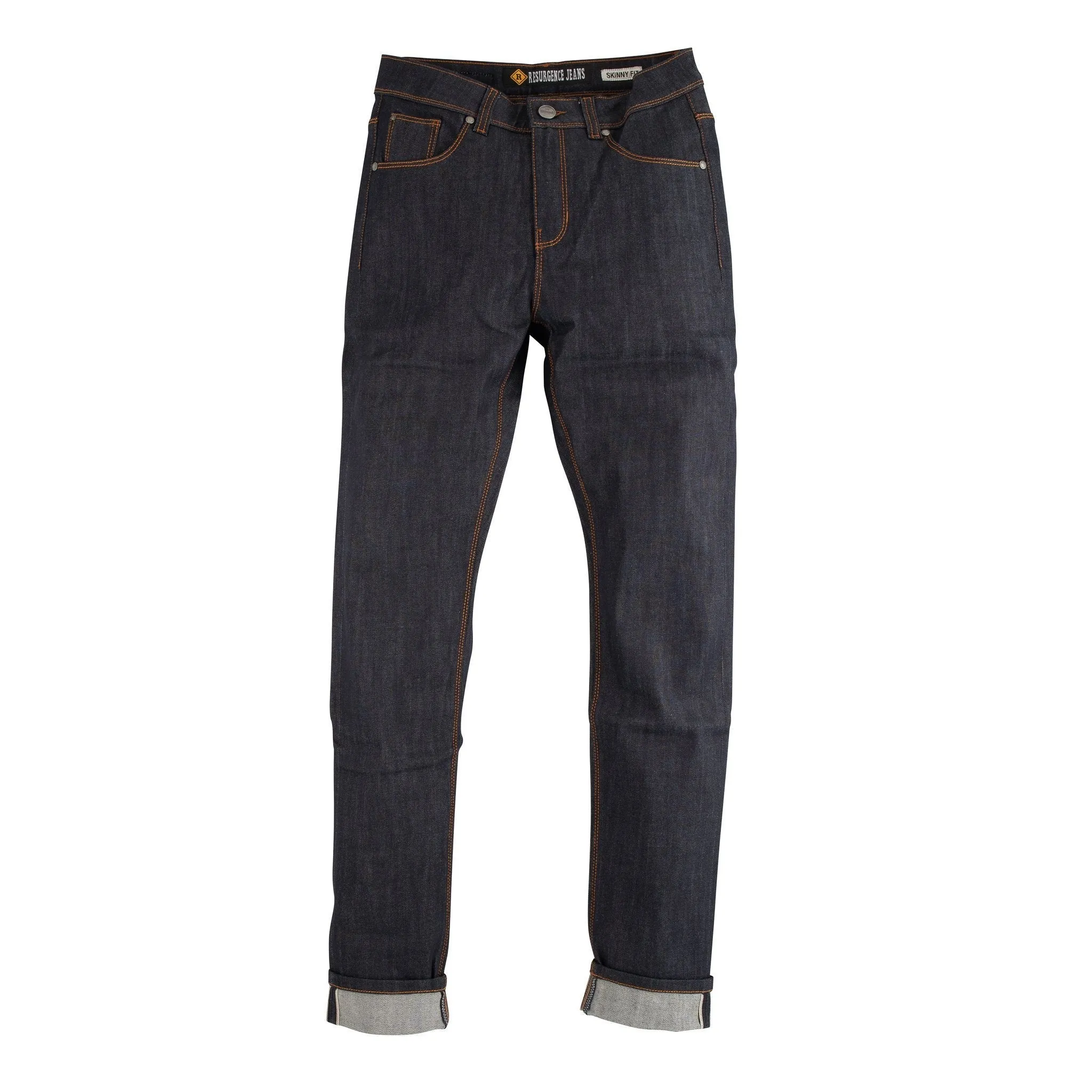 Resurgence Gear CE Ladies Cafe Racer PEKEV Motorcycle Jeans Raw
