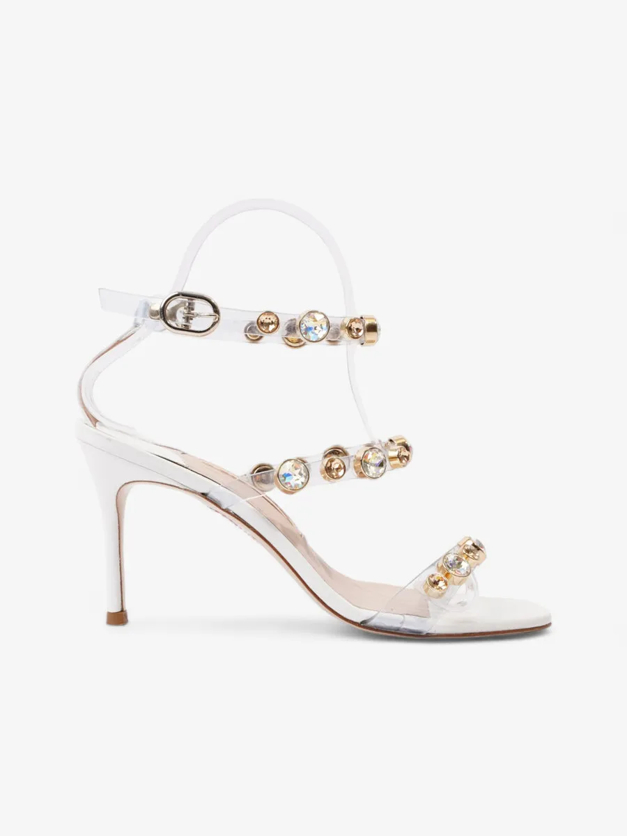 Rosalind Gem Sandals White / Gold PVC EU 37 UK 4
