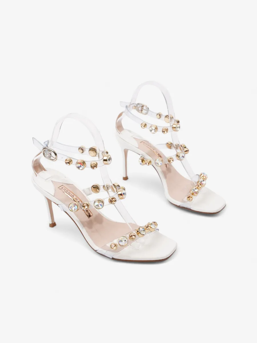 Rosalind Gem Sandals White / Gold PVC EU 37 UK 4