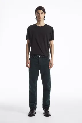 SIGNATURE JEANS - STRAIGHT - Regular waist - Long - GREEN - Men | H&M GB