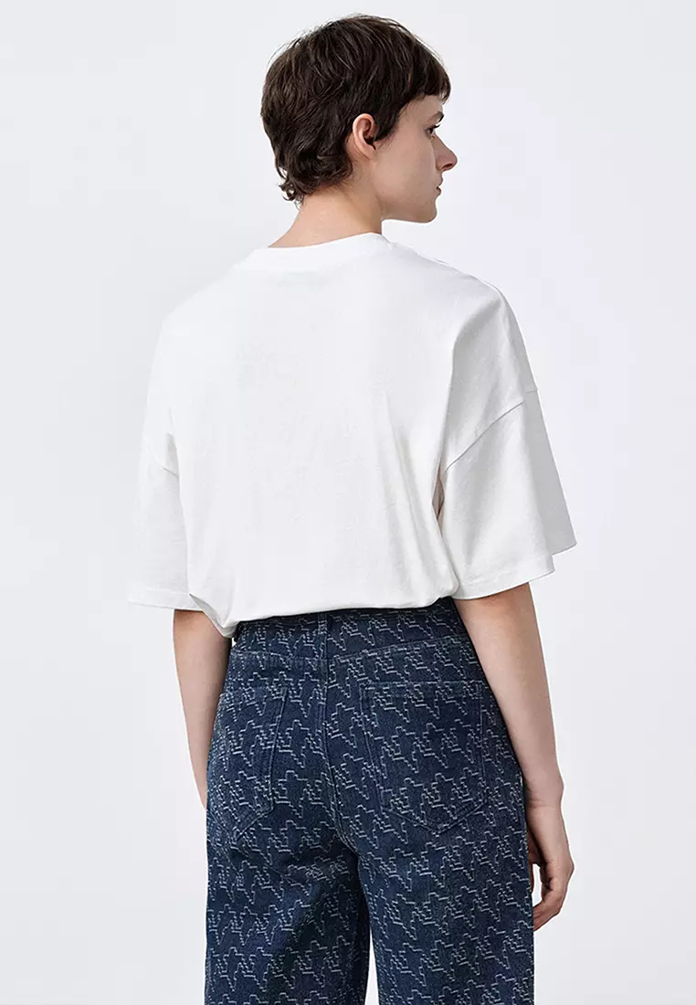 Urban Revivo Letter Print T-Shirt