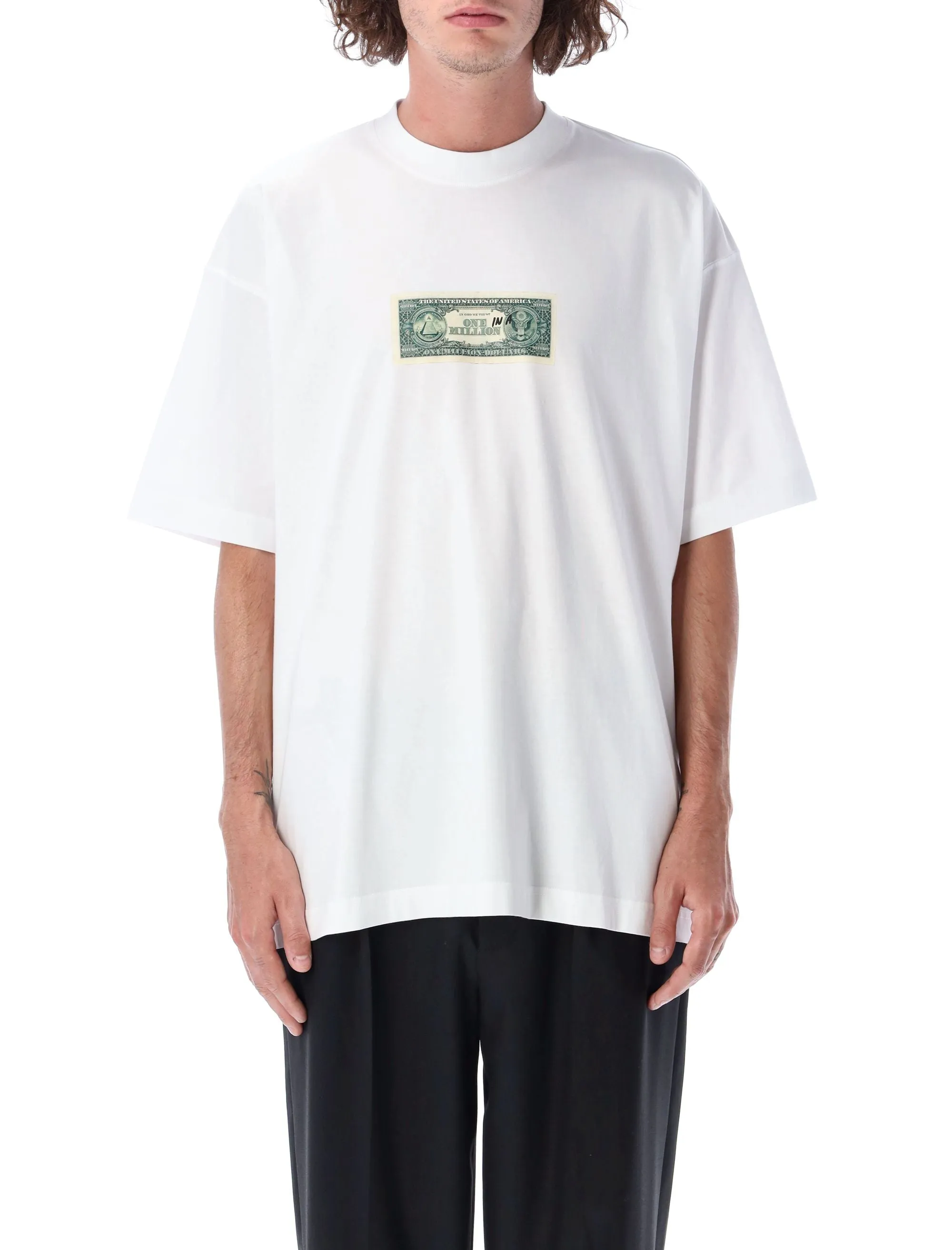 Vetements Graphic Printed Crewneck T-Shirt